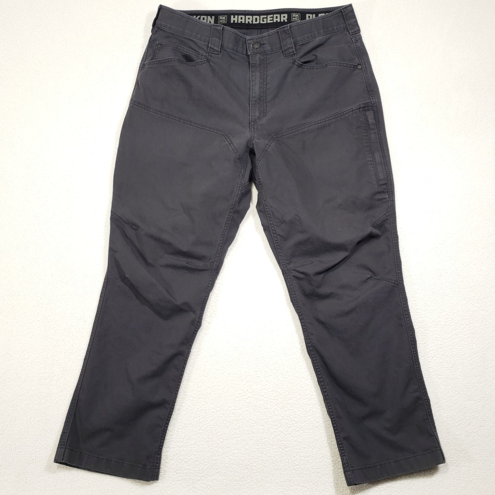 Alaskan Hardgear Stone Run Pants Mens 36x30 Gray Relaxed Fit Duluth Trading Work